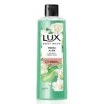 lux body wash fresh aloe aloe vera & freesia scent