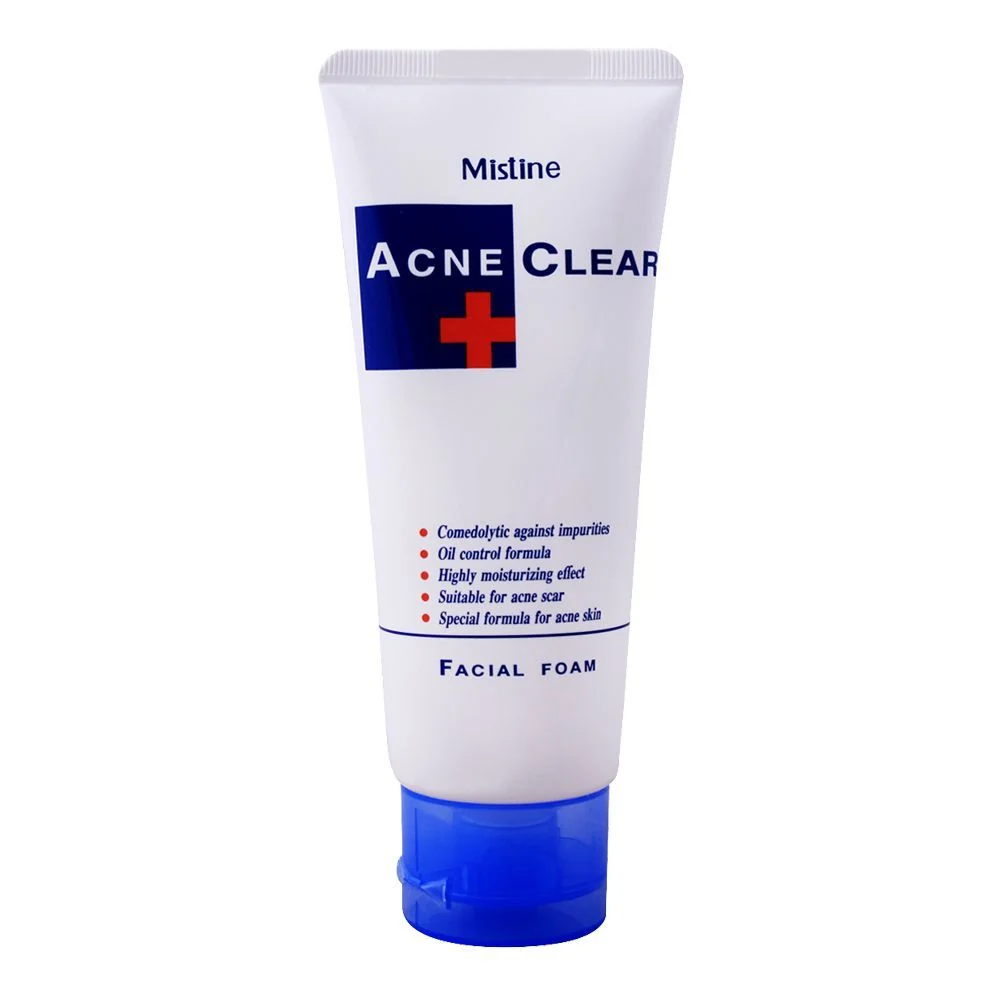 mistine acne clear facial foam