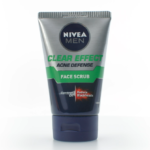 nivea men clear effect acne defense face scrub