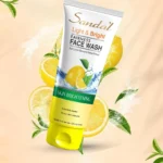 sandal light & bright fairness face wash