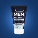 sandal men blue wave face wash