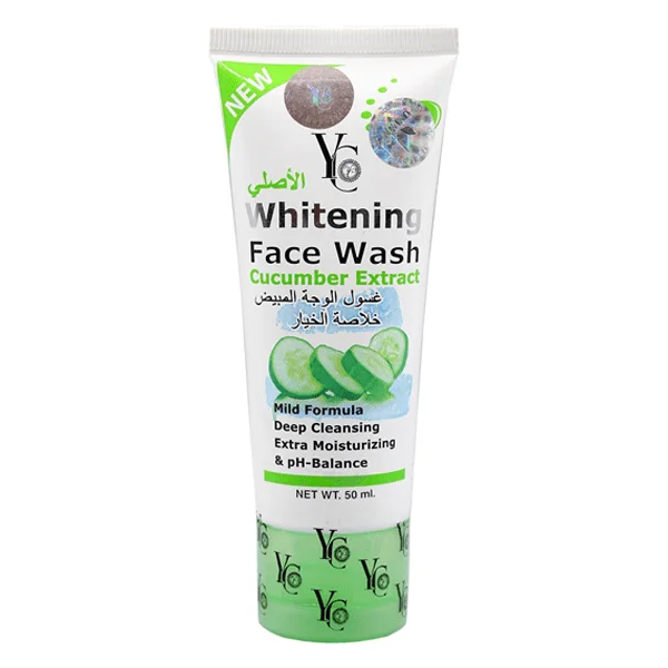 yc whitening face wash with cucumber exracts