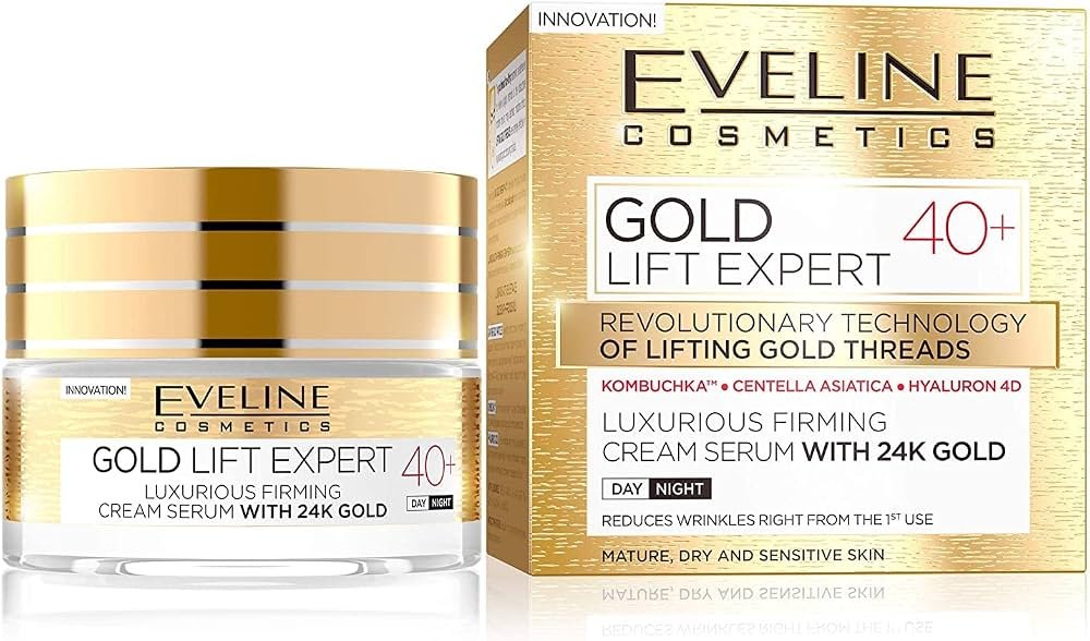 Eveline Gold Lift Expert 40+ Firming Cream Serum With 24k Gold