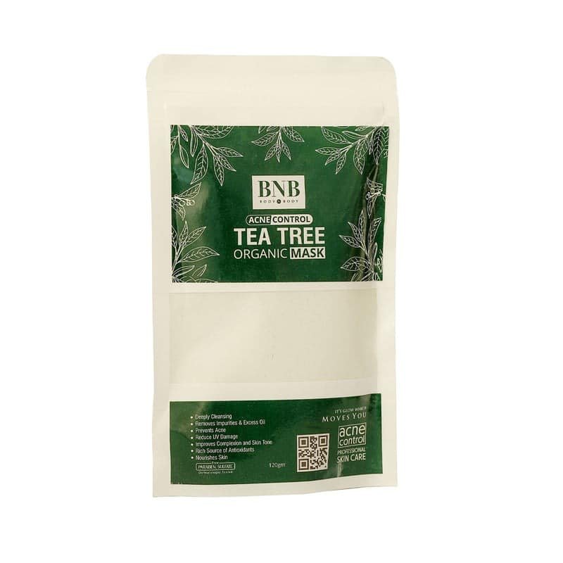 bnb acne control tea tree organic mask