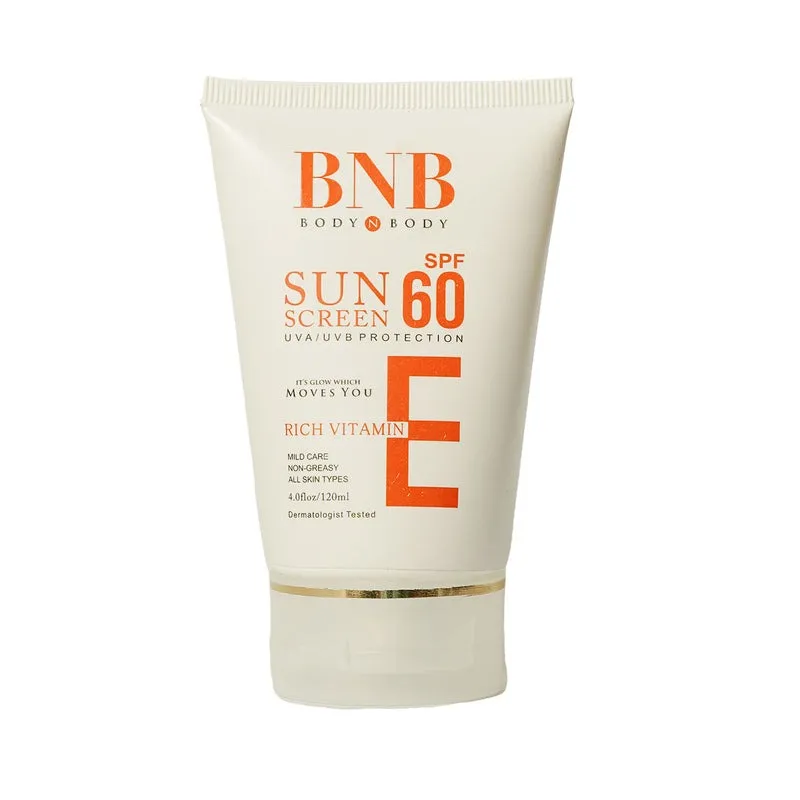 bnb spf 60 uva protection rich vitamin E sunscreen