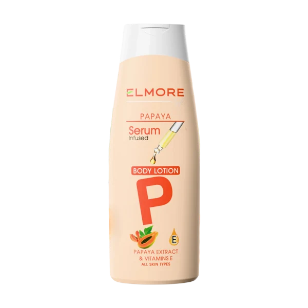 elmore papaya serum infused body lotion with papaya extracts & vitamin e