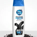 hello hair silky black anti dandruff shampoo