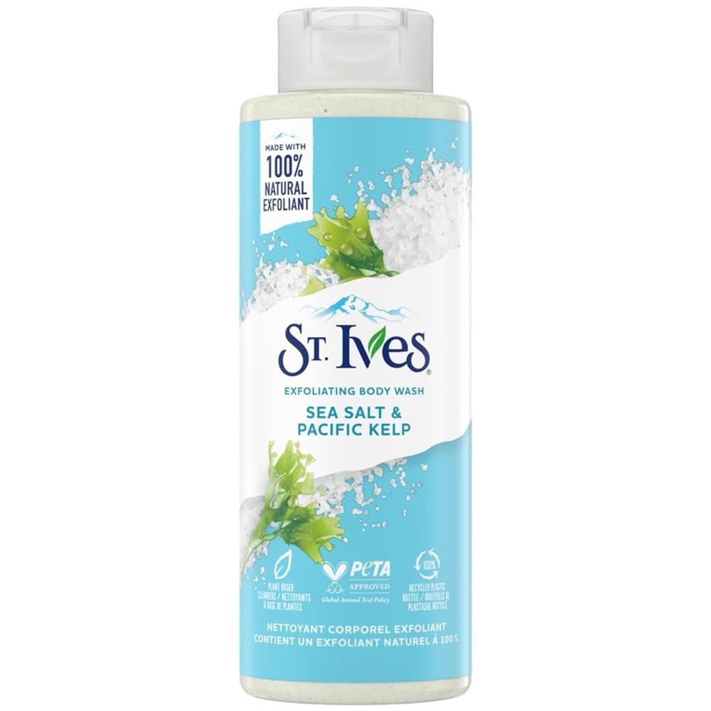 st.ives exfoliating body wash sea salt & pacific kelp