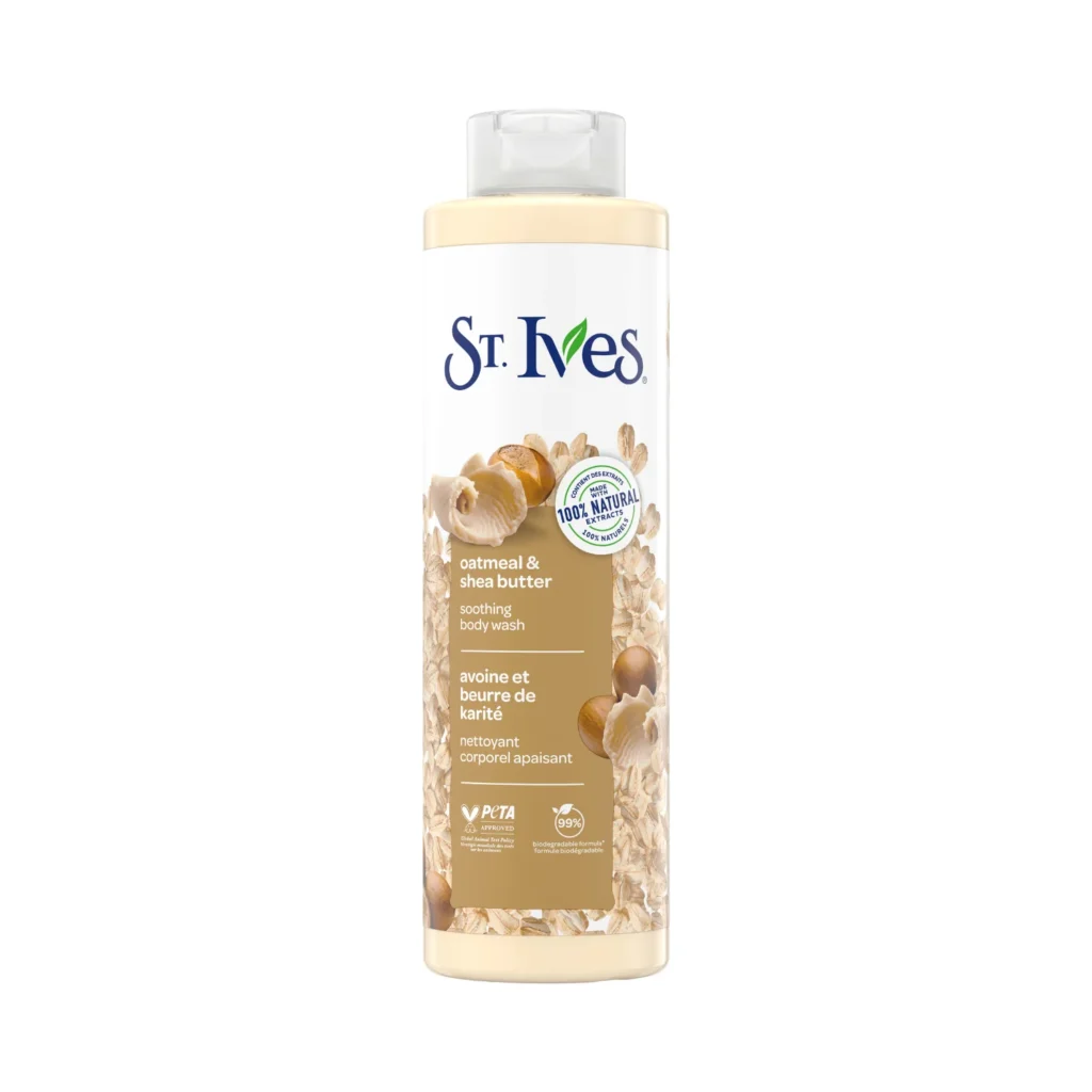 st.ives soothing body wash oatmeal & shea butter