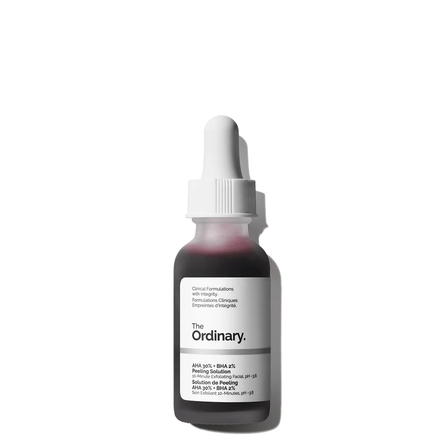 the ordinary direct acids AHA 30% + BHA 2% peeling solution