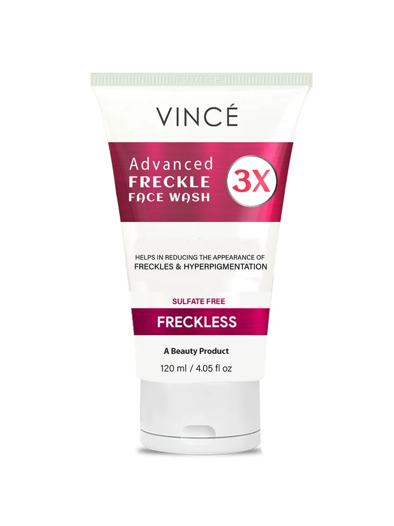 vince advanced freckle face wash