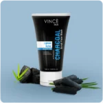 vince lightnix active sulfate free activated charcoal scrub face wash